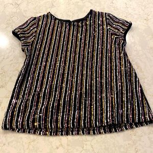 New Sequins Shirt Sz 7/8
